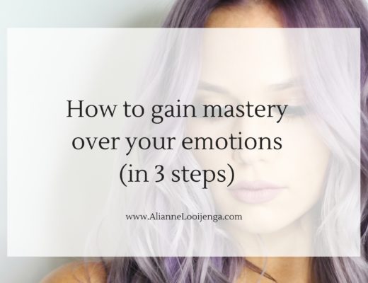 How to gain mastery over your emotions (in 3 steps)