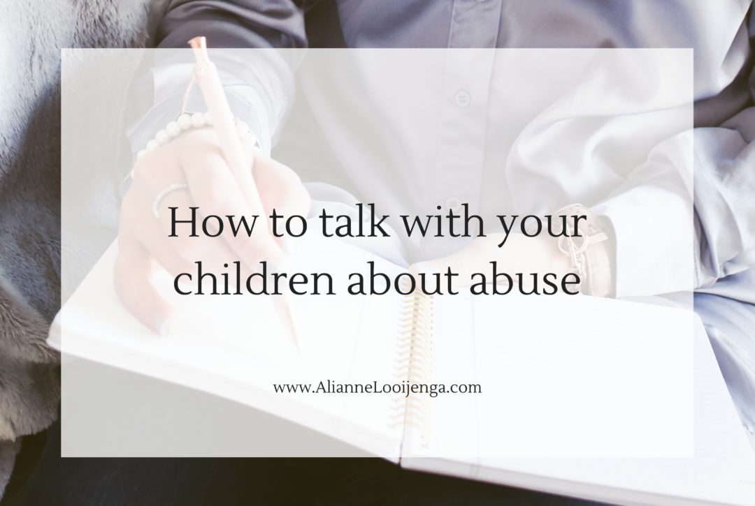 How to talk with your children about abuse